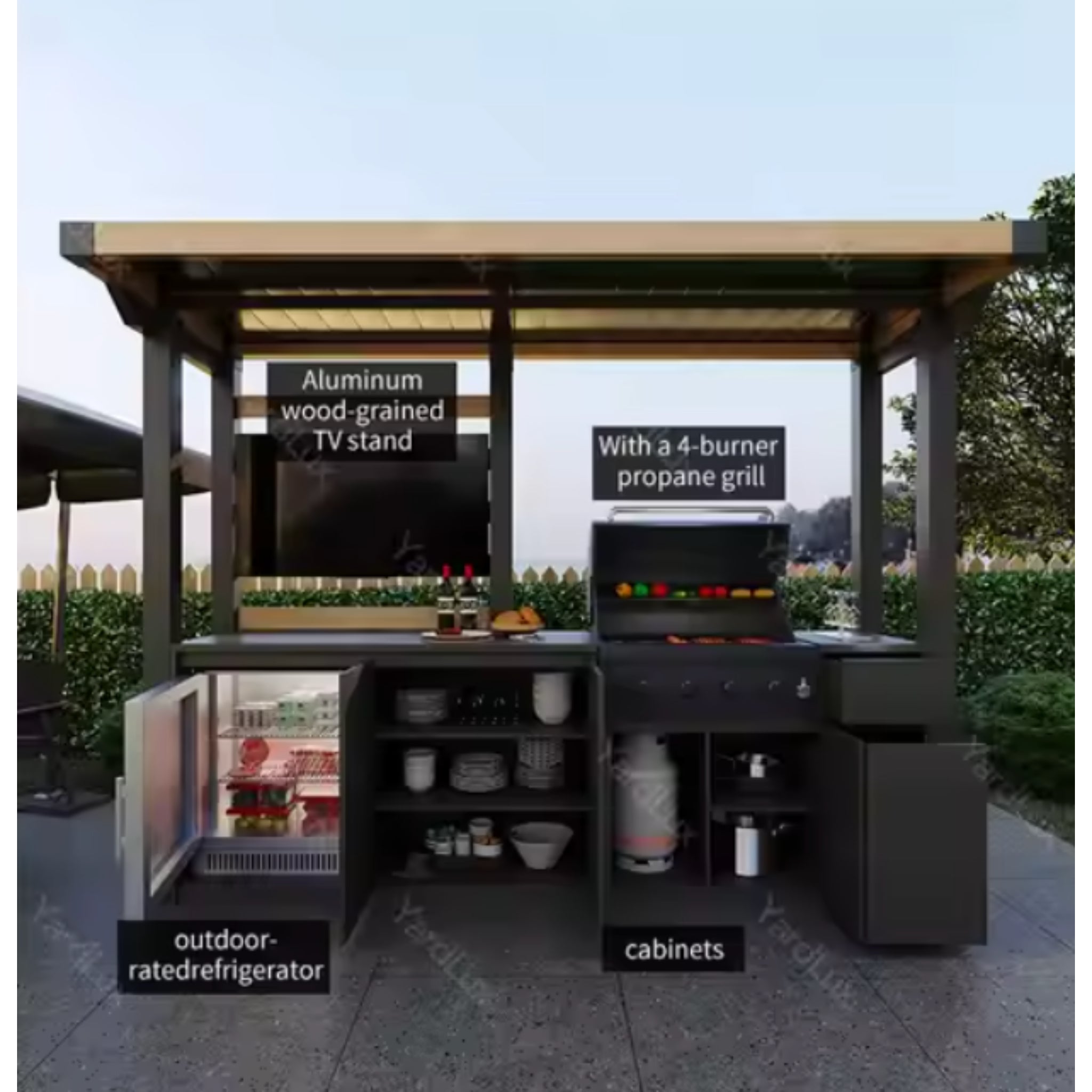 ForgeStone LuxeGrill Outdoor Kitchen Station