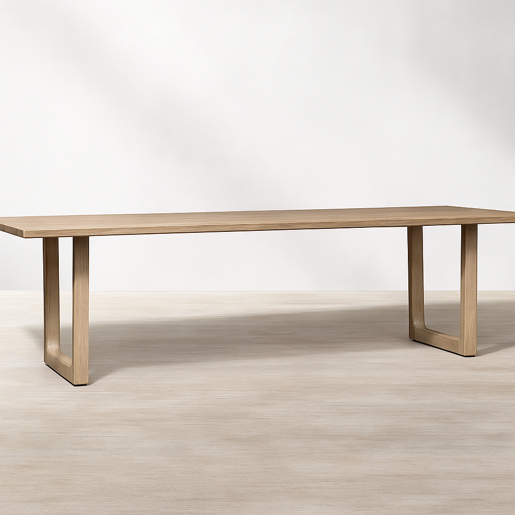 Solenne Atelier Aeris 9-Piece Teak Outdoor Dining Set