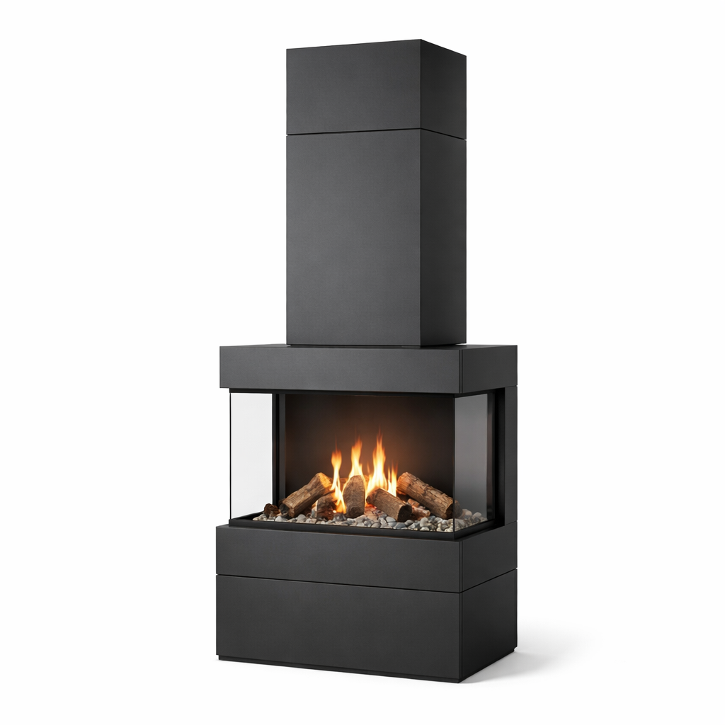 Emberline Axis Freestanding Gas Fireplace