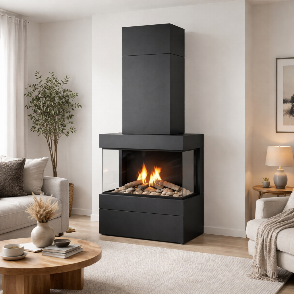 Emberline Axis Freestanding Gas Fireplace